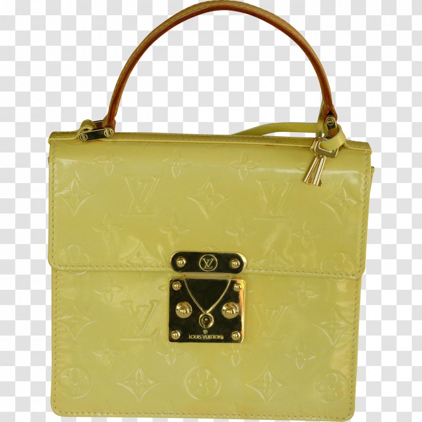Handbag Yellow Leather - Louis Vuitton Transparent PNG