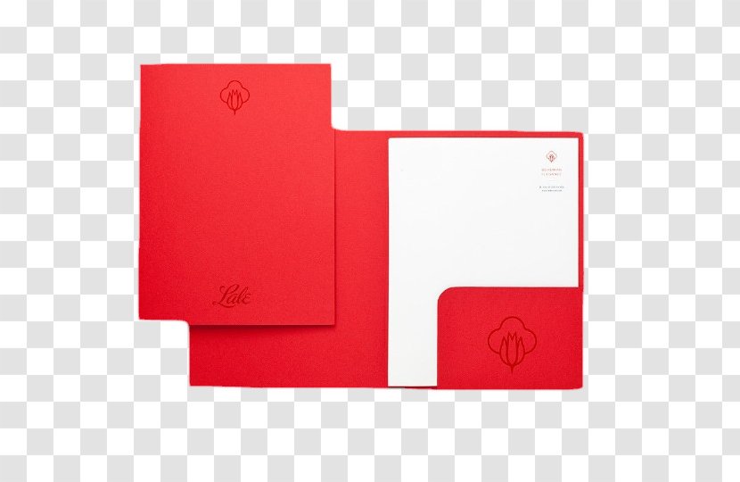 Brand Pattern - Rectangle - Red Folder Picture Material Transparent PNG
