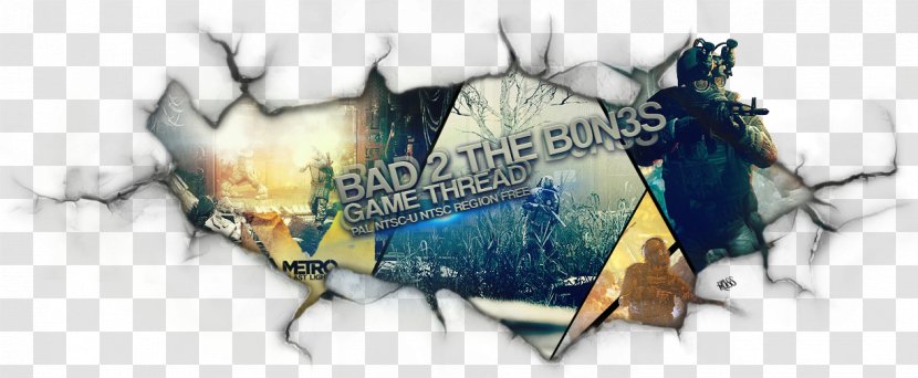 Metro: Last Light Borderlands 2 Video Game Banner Art - Metro Transparent PNG