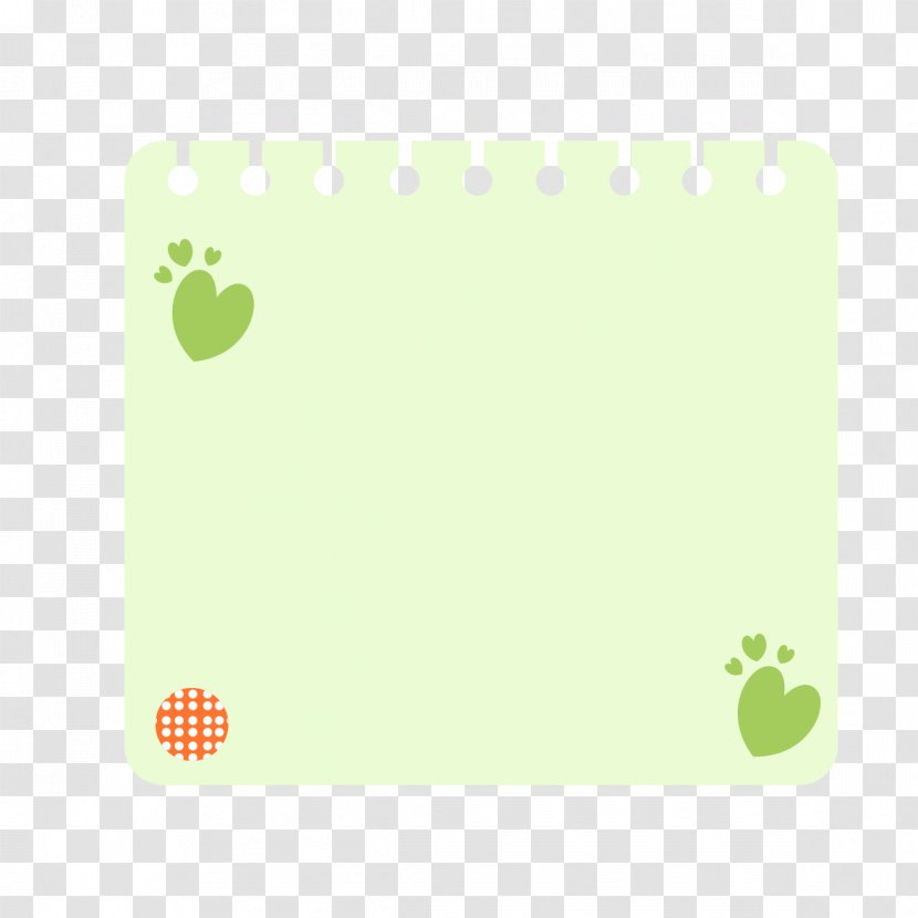 Paper Icon - Frame - Green Notes Transparent PNG