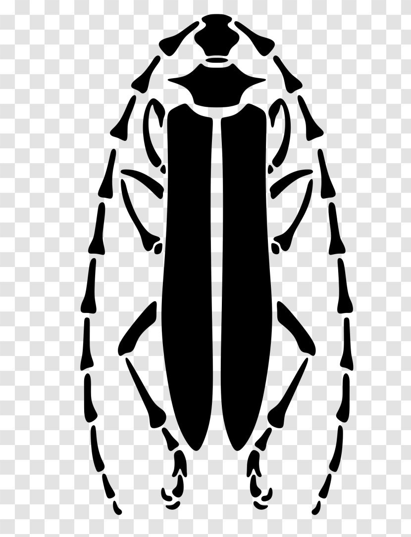 Stencil Art Clip - Beetle Transparent PNG