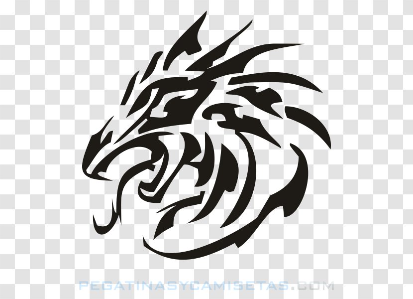 Chinese Dragon Printmaking - Text Transparent PNG