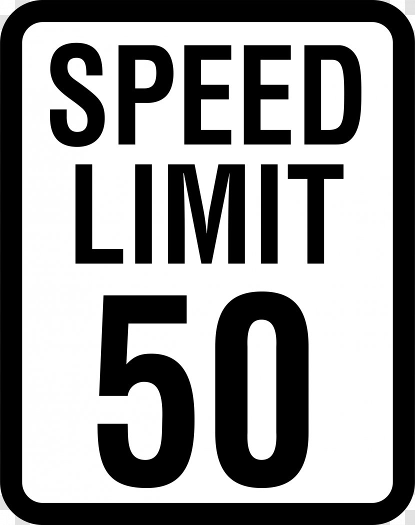 Speed Limit Traffic Sign Manual On Uniform Control Devices - Vehicle Registration Plate - Pictures Transparent PNG