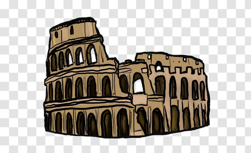 Colosseum New7Wonders Of The World Ancient Rome Roman Architecture Clip Art - Cliparts Transparent PNG