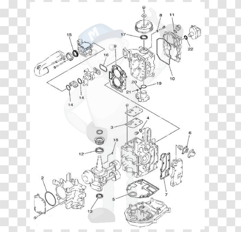 Yamaha Motor Company Evinrude Outboard Motors Mercury Marine Båtmotor - Auto Part - Kubota 30 Transparent PNG