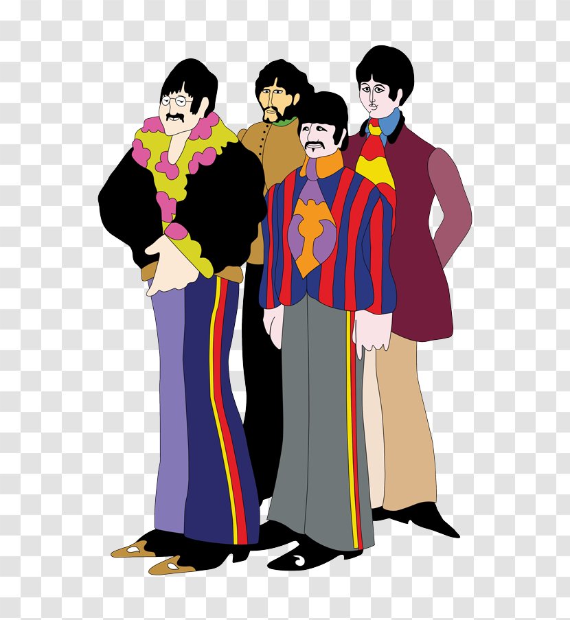 Yellow Submarine The Beatles Magical Mystery Tour Art Painting - Poster Transparent PNG