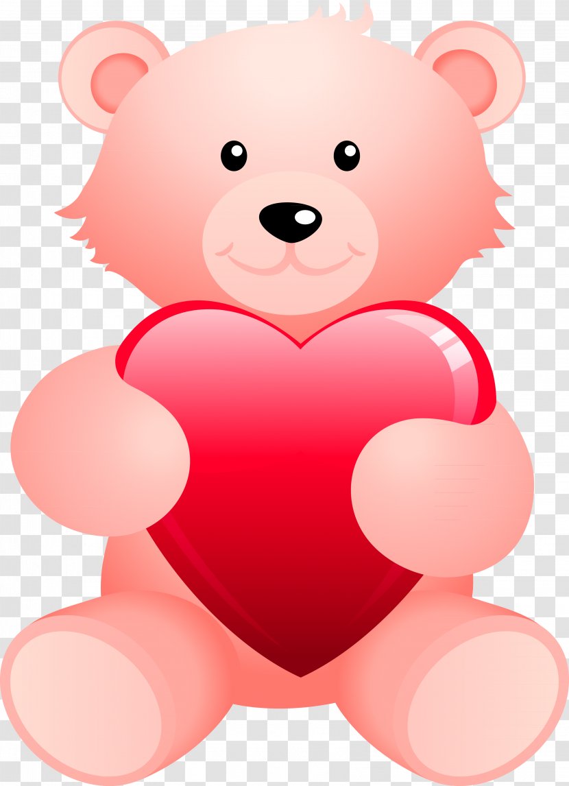 Bear Tenor Animation Clip Art - Tree - Happy Valentines Day Transparent PNG