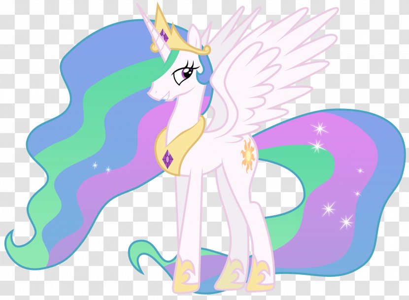 Pony Princess Celestia Digital Art Fan - Cartoon - My Little Transparent PNG