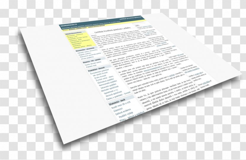 Paper Brand Font - Text - Certifikat Transparent PNG