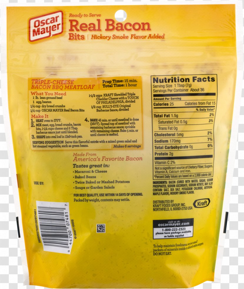 Bacon Bits Oscar Mayer Salad Bar Transparent PNG