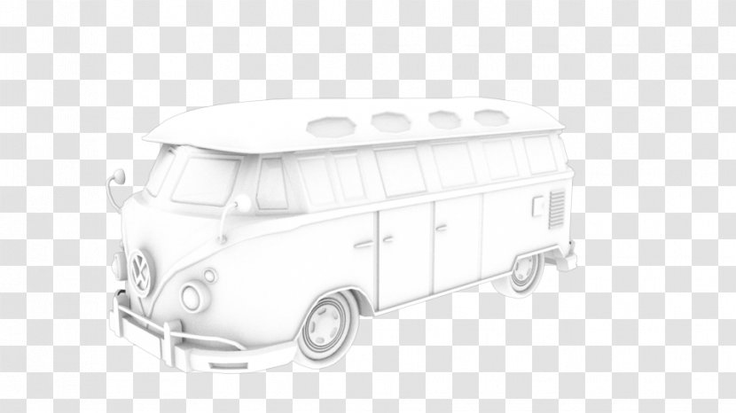 Minivan Volkswagen Type 2 Compact Car - Play Vehicle Transparent PNG