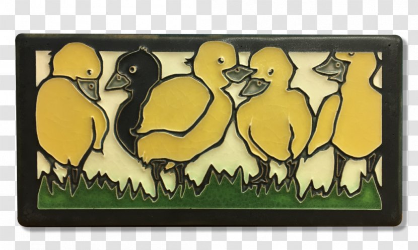 Art Wall Window Tile Poster - Yellow - Ugly Duckling Transparent PNG