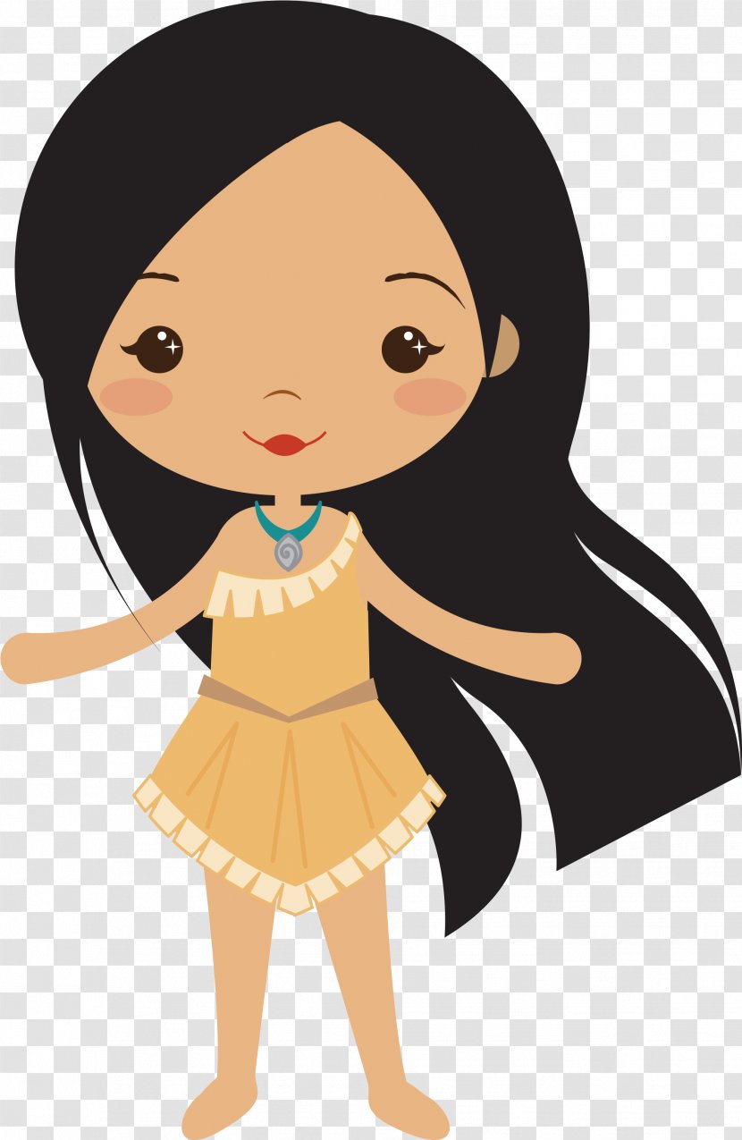 Pocahontas Clip Art Disney Princess Openclipart - Walt Company - Cartoon Webdesign Transparent PNG