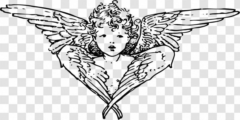 Cherub Angel Cupid Putto Clip Art - Heart Transparent PNG