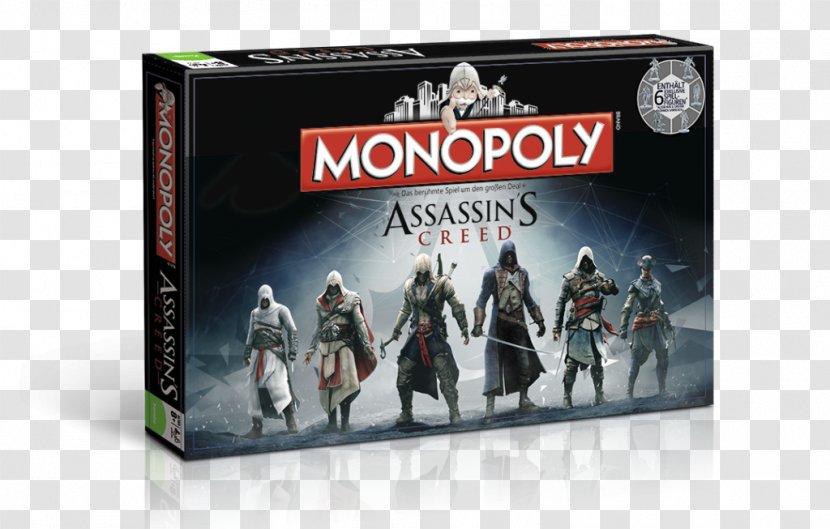 Monopoly Junior Assassin's Creed Syndicate Rogue Ezio Auditore - Hotel Transparent PNG