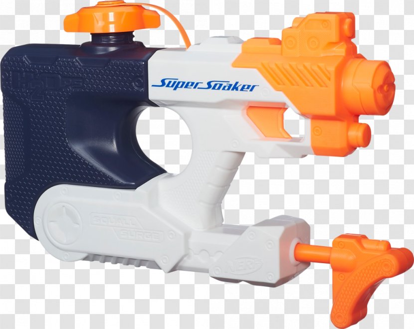 Amazon.com Super Soaker Nerf Water Gun Toy - Orange Transparent PNG