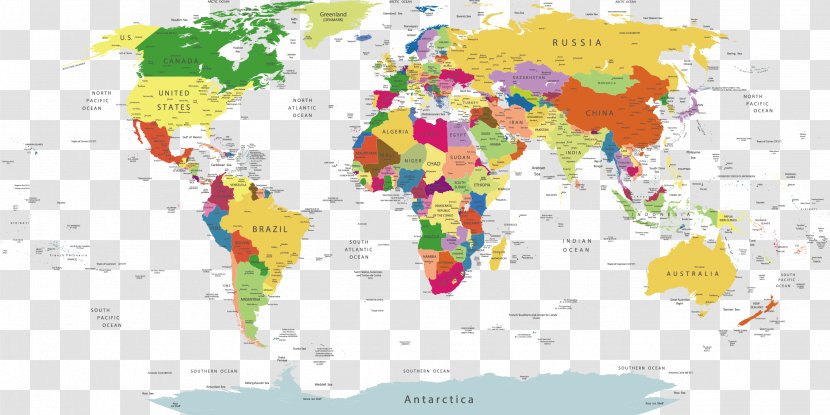 Globe World Map - Creative Transparent PNG