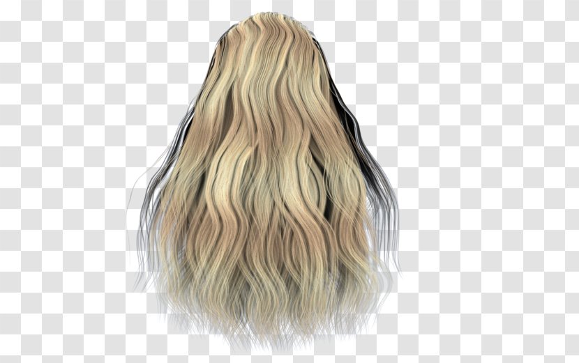 Long Hair Blond Hairstyle - Color Transparent PNG