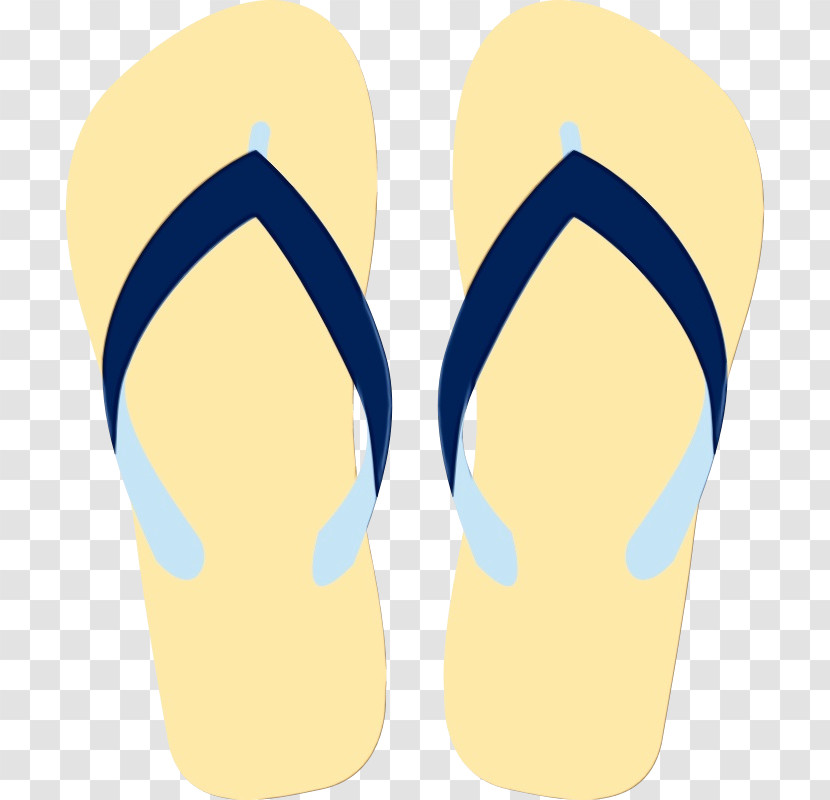 Footwear Flip-flops Yellow Slipper Shoe Transparent PNG