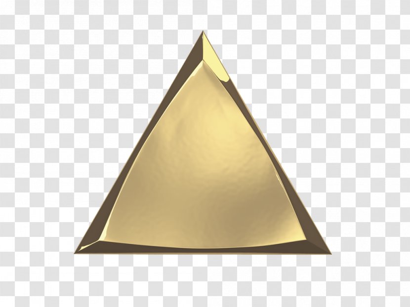 Triangle Concave Polygon Brass Transparent PNG