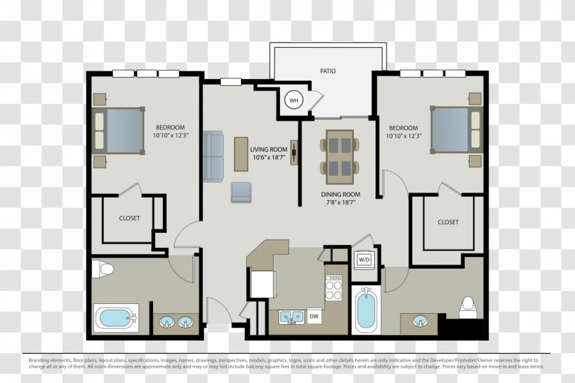 5600 Wilshire Apartments Boulevard Floor Plan House - Apartment Transparent PNG