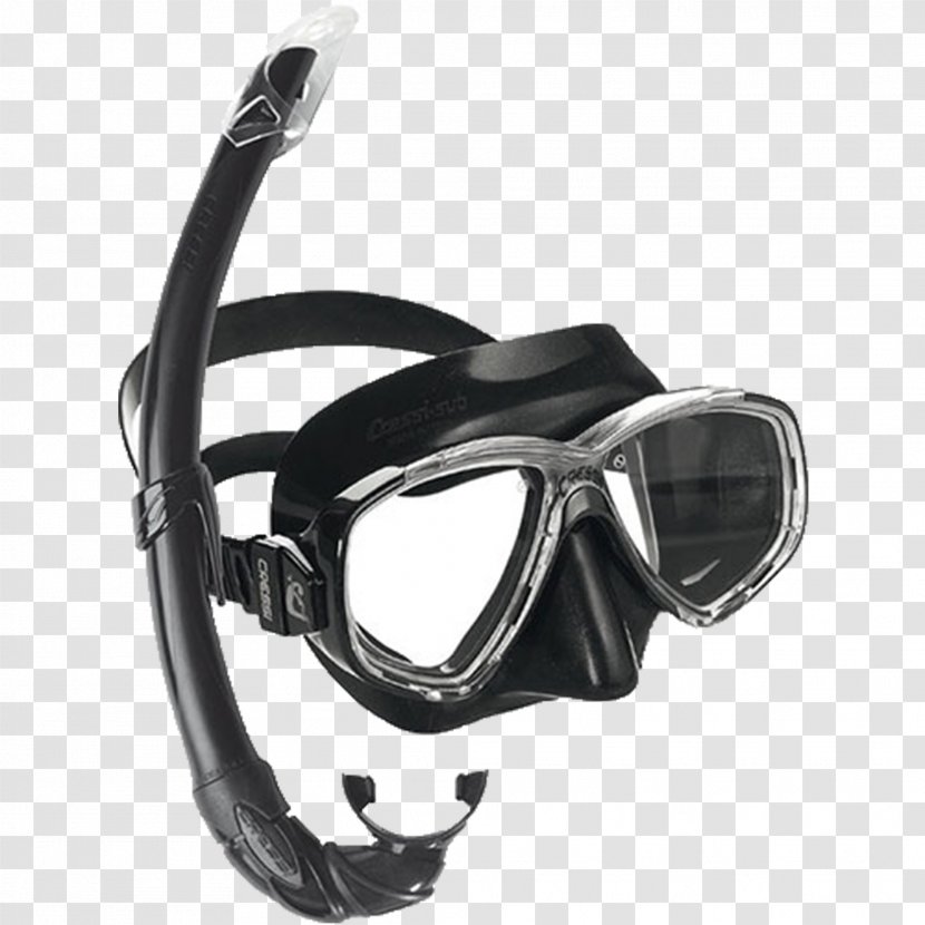Diving & Snorkeling Masks Cressi-Sub Scuba Set Free-diving - Spearfishing - Equipment Transparent PNG