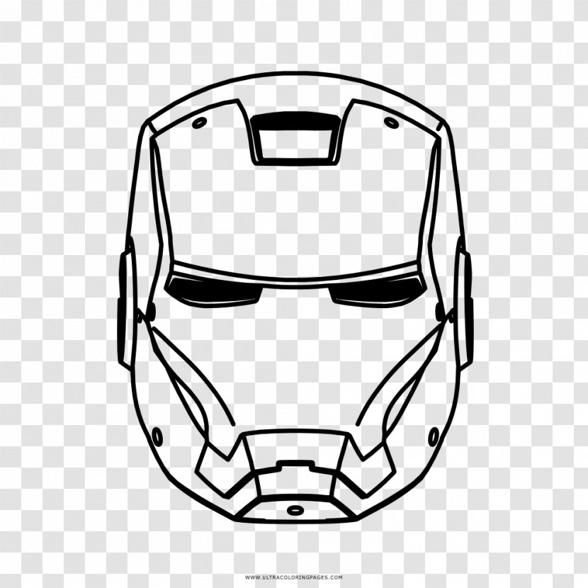 Iron Man Spider-Man Drawing Mask Coloring Book - Smile - Sketch Transparent PNG