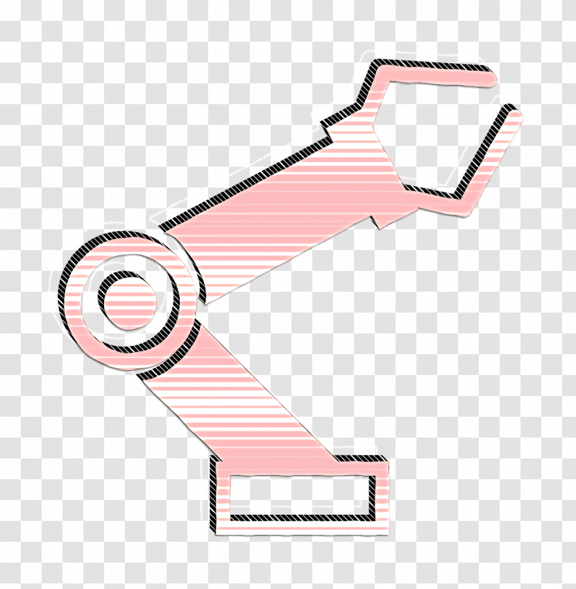 Industry Icon Robotic Arm Icon Transparent PNG