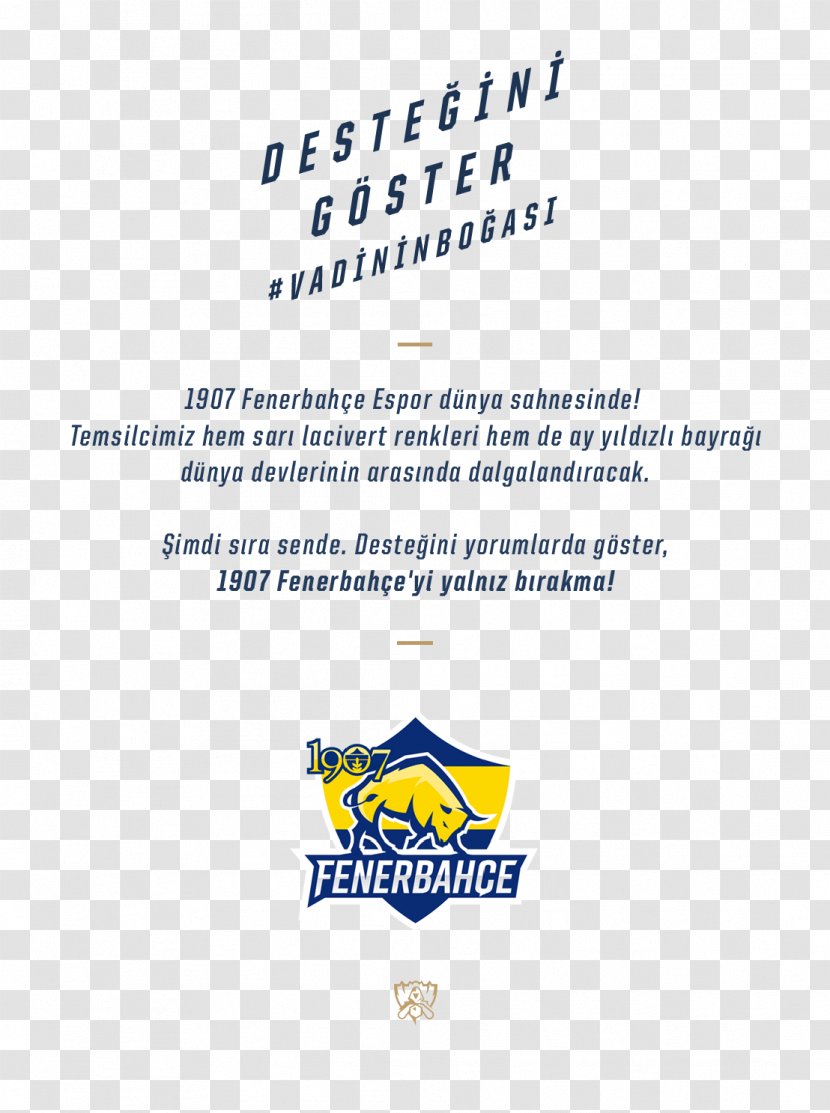 Fenerbahçe S.K. 1907 ESports League Of Legends Electronic Sports Dark Passage - Logo - Publicity Boards Transparent PNG