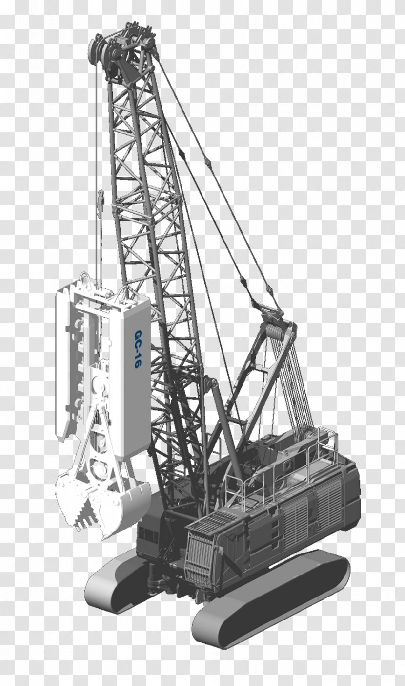 Hydraulics Excavator Crane Soilmec Architectural Engineering - Vehicle Transparent PNG