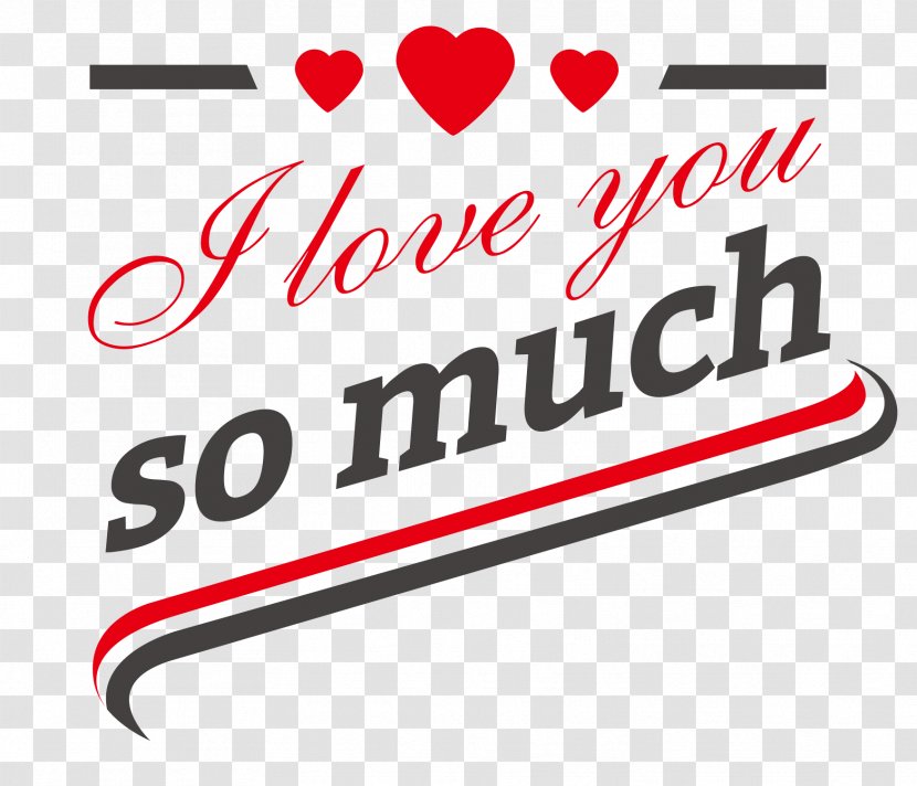 Valentines Day Heart - Gift - I Love You Very Much,Vector Transparent PNG