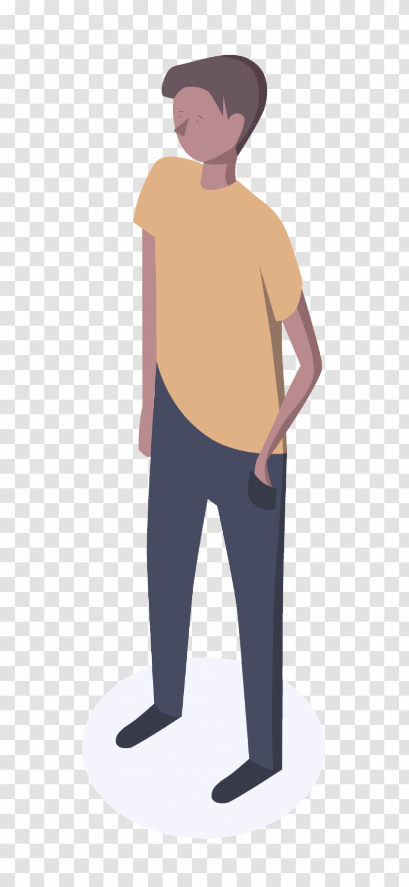 Cartoon Hat Angle Line Abdomen Transparent PNG