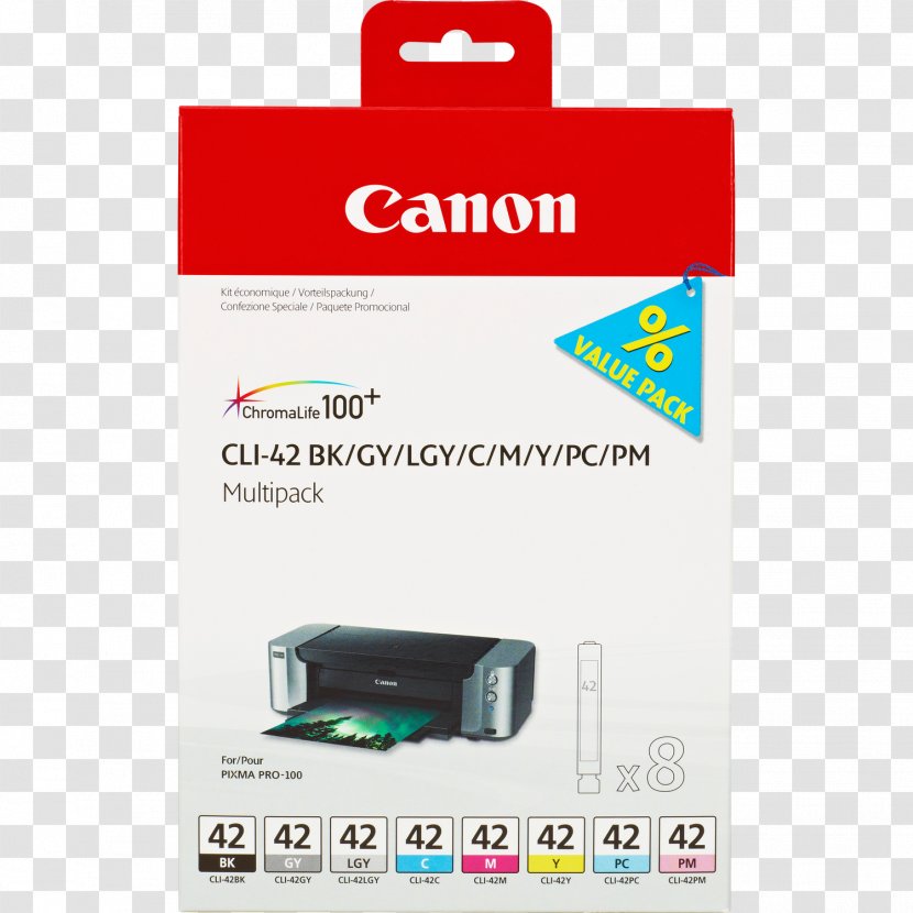 Ink Cartridge Canon Toner Printer - Inkjet Printing Transparent PNG