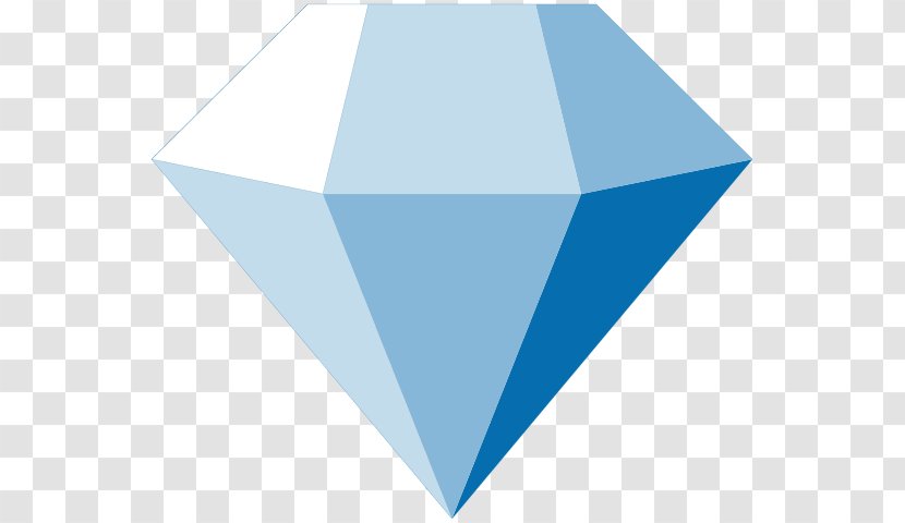 Blue Diamond Symbol Image Transparent PNG