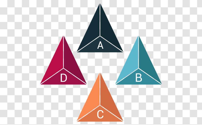 Pyramid Triangle Drawing - Stock Transparent PNG