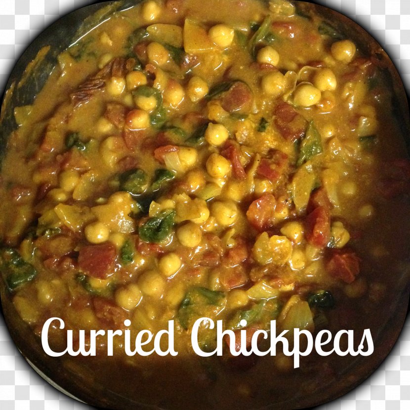 Indian Cuisine Vegetarian Gravy Succotash Curry - Food - Chickpeas Transparent PNG