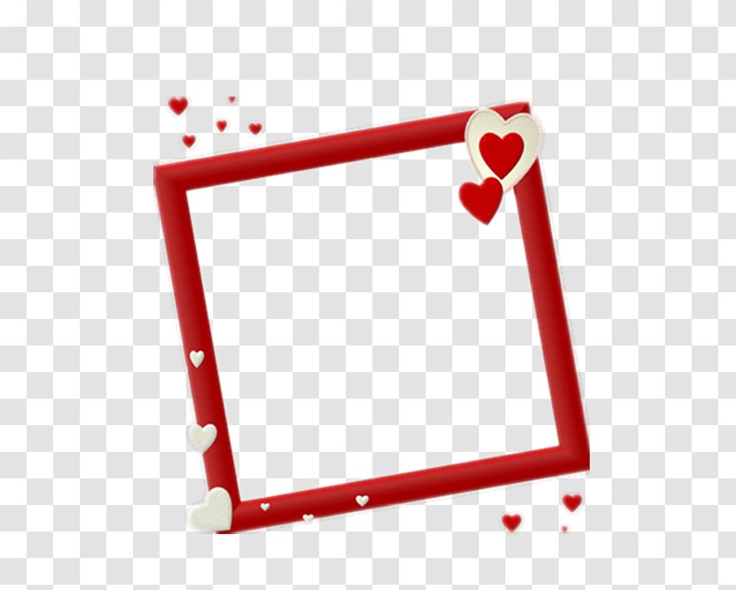 Beautiful Heart-shaped Frame - Rectangle - Product Transparent PNG