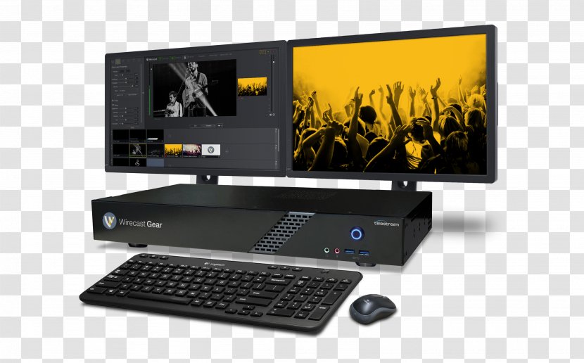 Wirecast Telestream Streaming Media Broadcasting Workstation - Electronic Device - System Transparent PNG