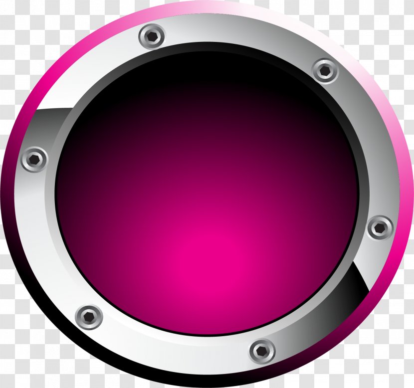 Purple Circle - Window - Cartoon Transparent PNG