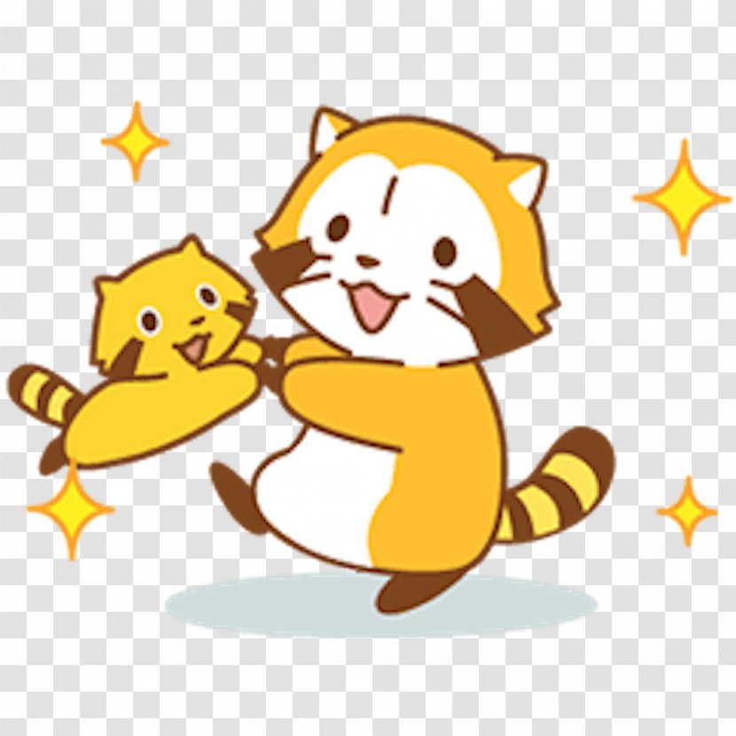 Hello Kitty Sanrio Raccoon Character Kavaii - Organism - Tuzki Stickers Transparent PNG