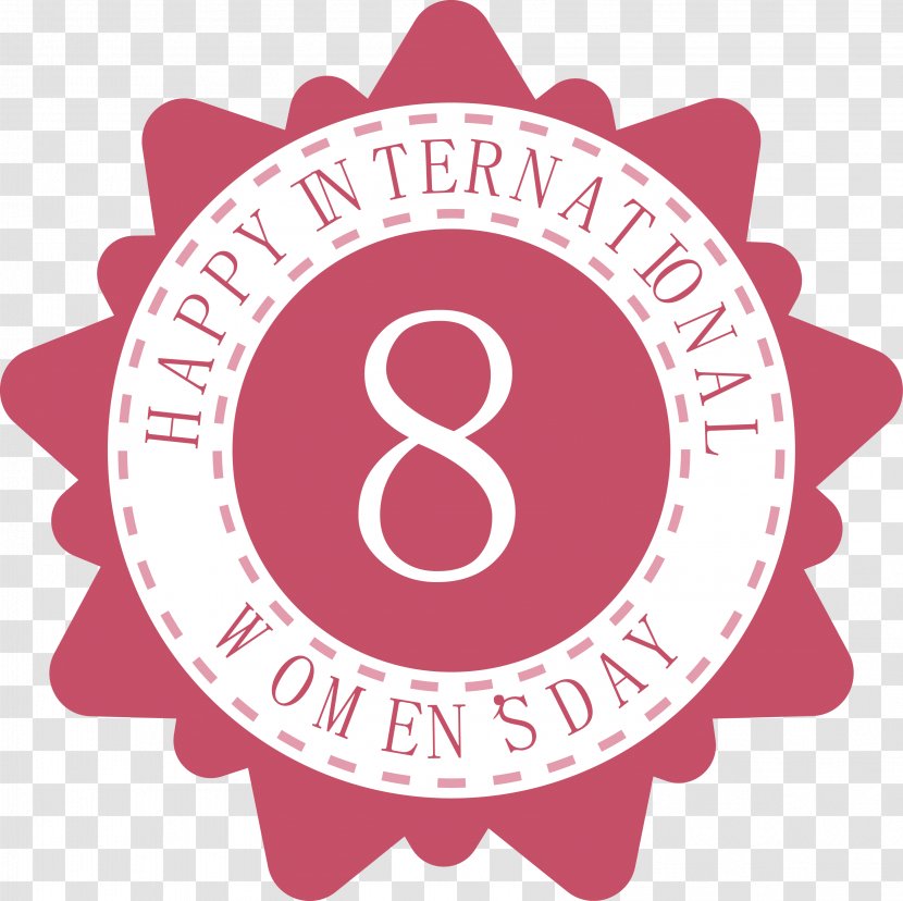 International Womens Day Woman Pink - Symbol - Women's Label Design Transparent PNG