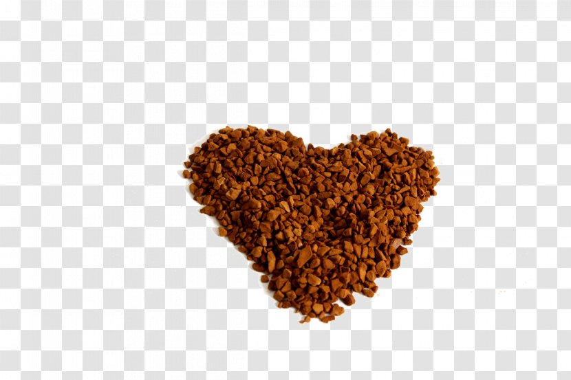 Coffee Cappuccino Latte Cafe Caffxc3xa8 Mocha - Cup - Heart Shaped Beans Transparent PNG