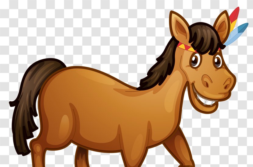 Donkey Cartoon - Horse Like Mammal Transparent PNG