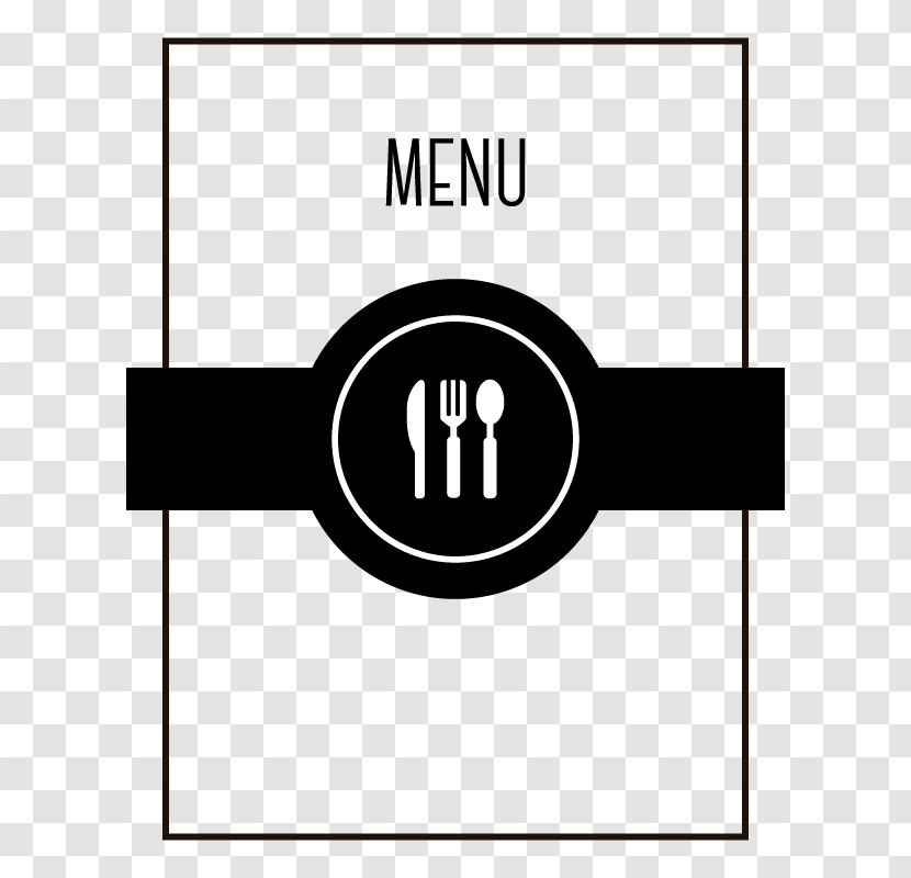 Cafe Menu Restaurant Icon - Rectangle - Vector Transparent PNG