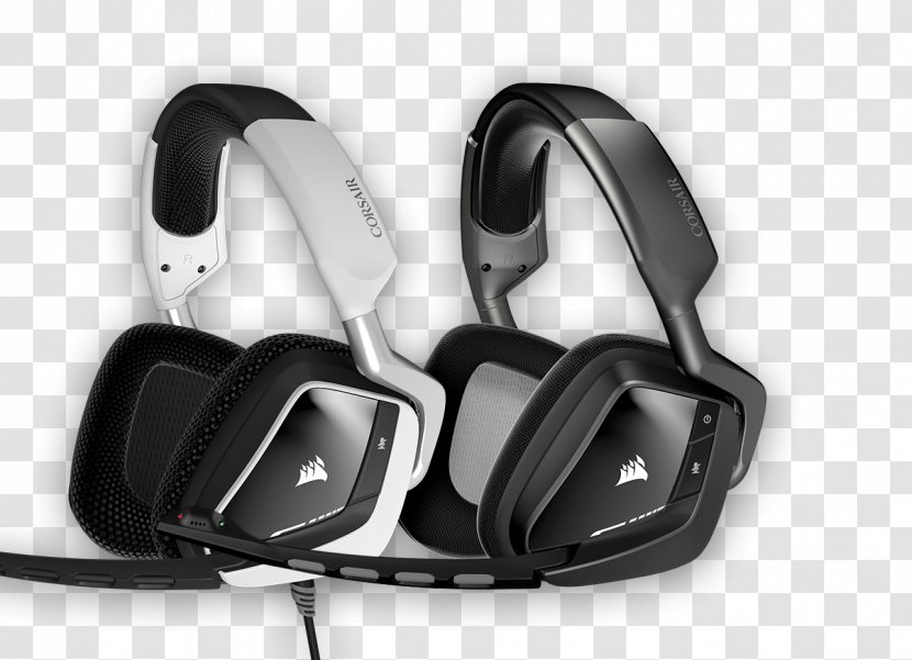 Headphones 7.1 Surround Sound Corsair VOID RGB Components - Void - Wireless USB Transparent PNG