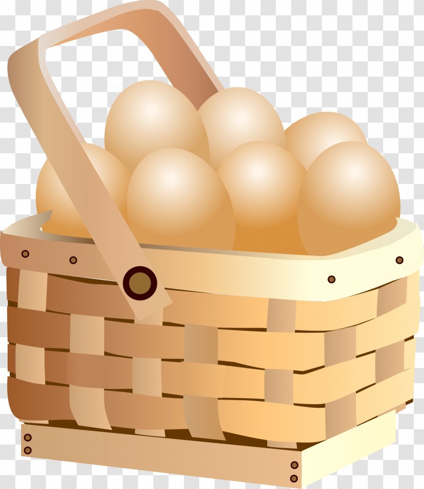Basket Chicken Egg Clip Art - Gratis - Vector Eggs Transparent PNG