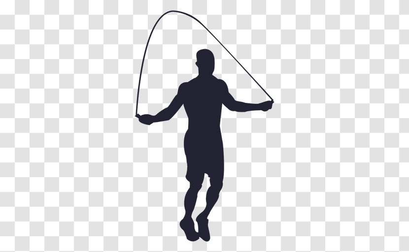 Sport Silhouette Jump Ropes Athlete - Jumping - Rope Vector Transparent PNG