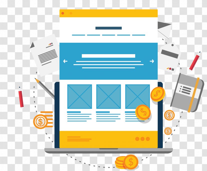 Responsive Web Design Landing Page Digital Marketing Transparent PNG