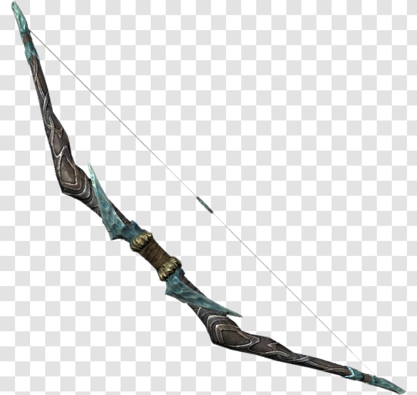 The Elder Scrolls V: Skyrim – Dragonborn Dawnguard Oblivion Online Bow And Arrow - Weapon Transparent PNG