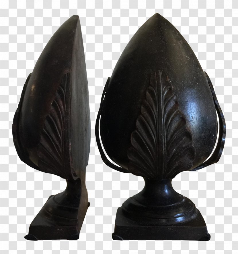 Bronze Bookend Leaf Motif Chairish Ladera Ranch - Acanthus Transparent PNG